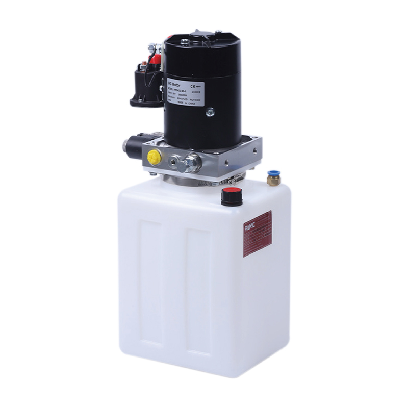 Hydraulická pohonná jednotka plně elektrického zakladače